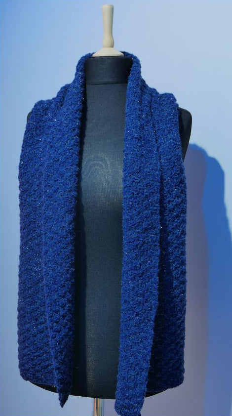 Scarf | BlueOcean (Handmade, Made in Italy)