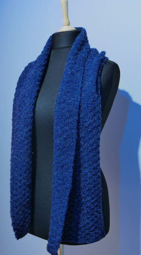 Scarf | BlueOcean (Handmade, Made in Italy)