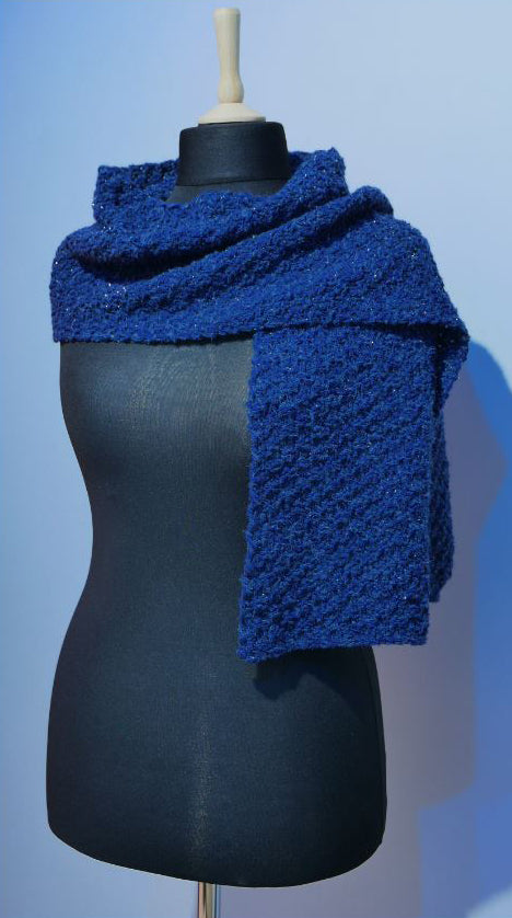 Scarf | BlueOcean (Handmade, Made in Italy)