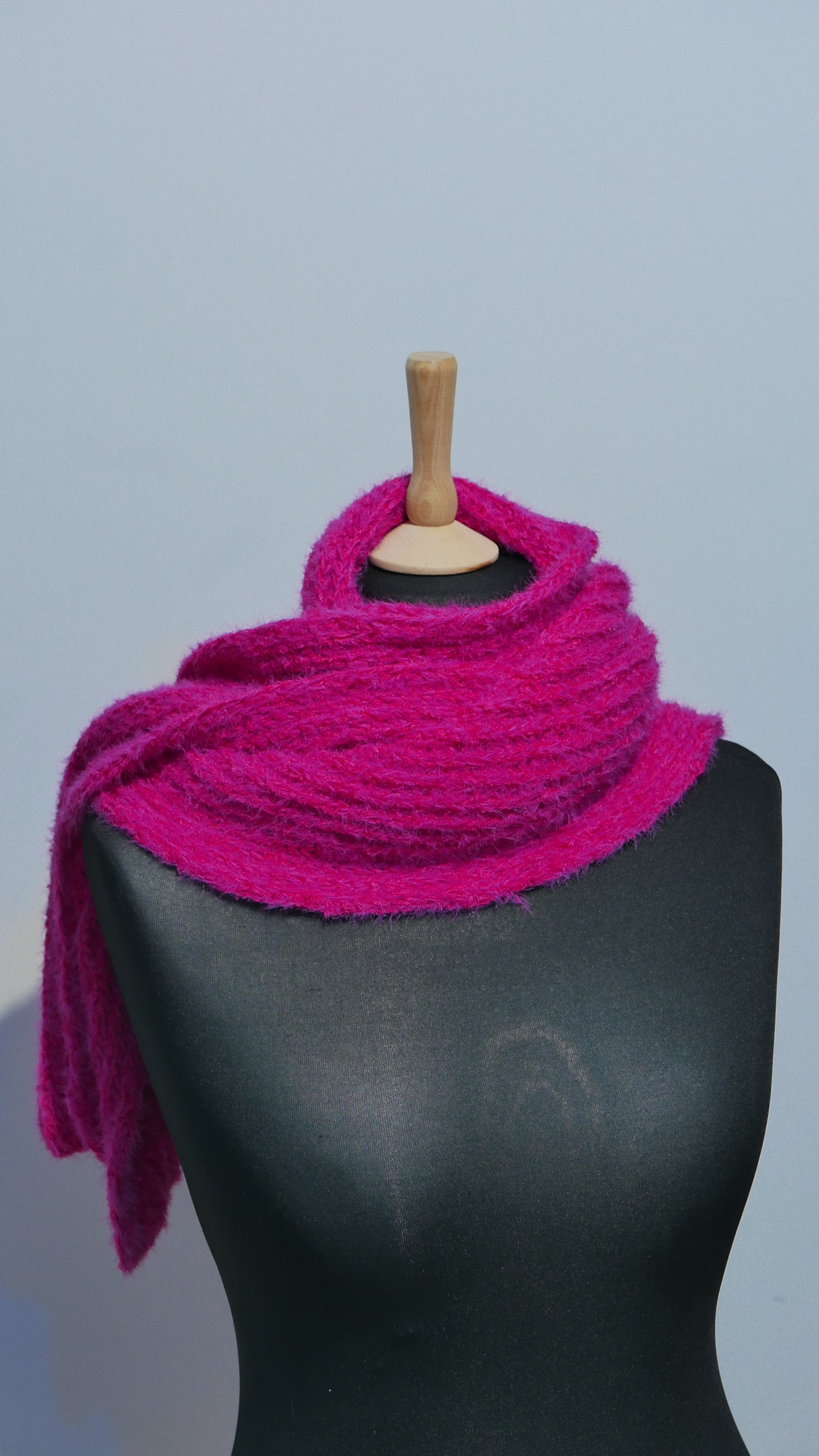 Scarf | Fucsiatic (Handmade, Made in Italy)