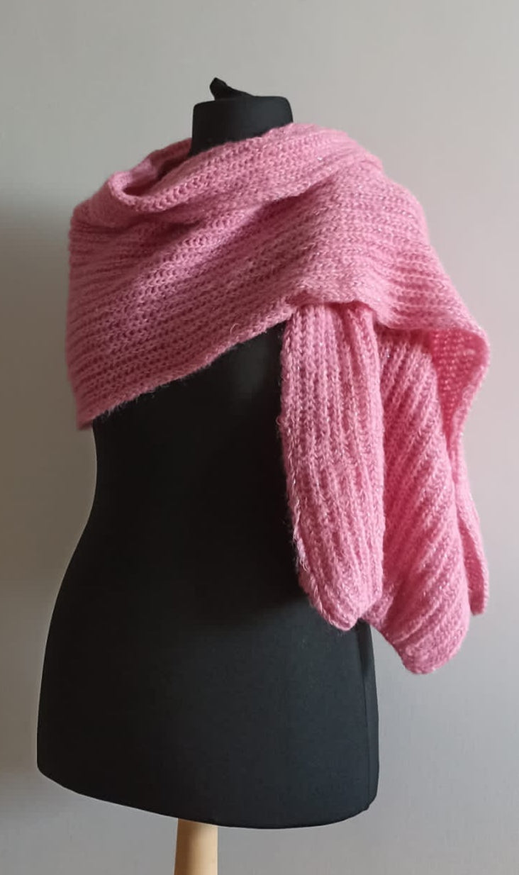 Shawl/Scarf | Venus (Handmade, Made in Italy)