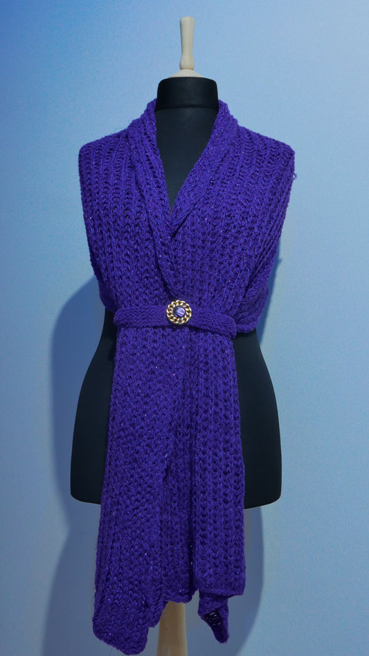 Shawl/Scarf | Viola (Handmade, Made in Italy)