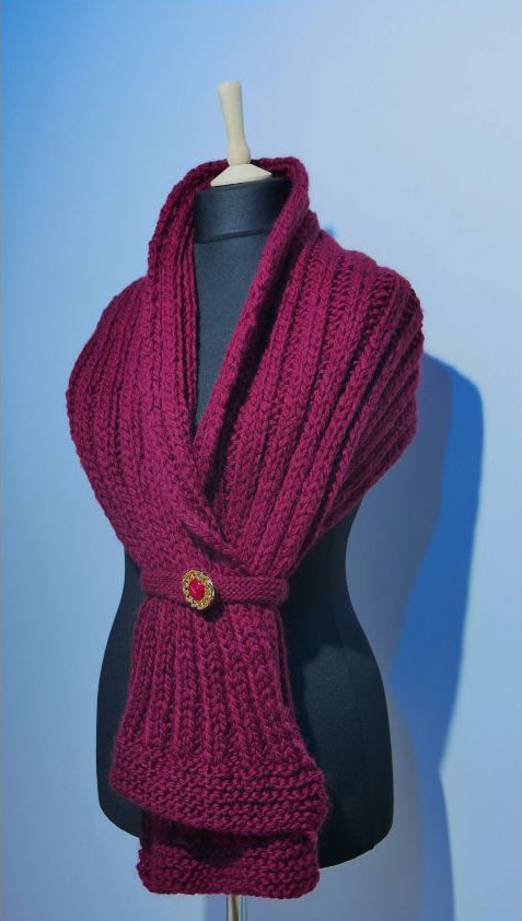 Shawl/Scarf + Beanie | Vinaccia (Handmade, Made in Italy)