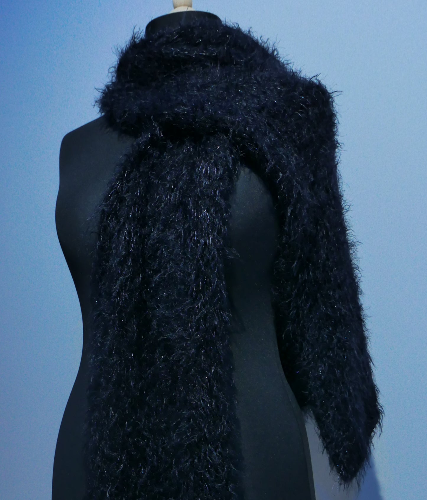 Shawl/Scarf | DarkHyde (Handmade, Made in Italy)