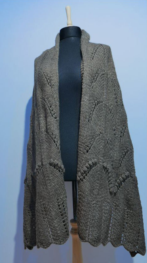 Shawl/Scarf | Green Elegance (Handmade, Made in Italy)